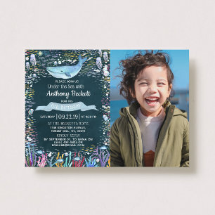 Sob A Foto Do Mar Qualquer Convite À Noite De Idad