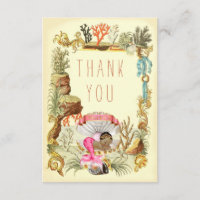 Sob a princesa étnica Agradecimento Você da sereia