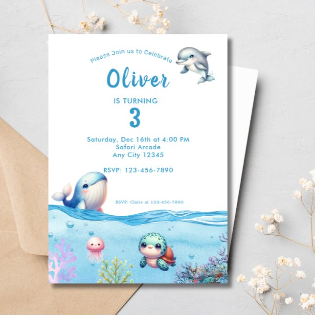 Sob a tartaruga do golfinho do Partido do Aniversá (Criador carregado)