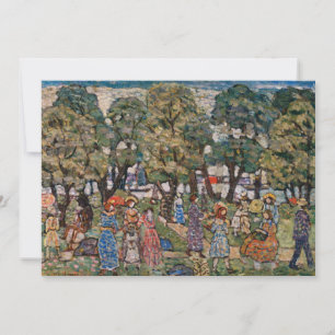 Sob as Árvores por Maurice Prendergast, Arte Fina