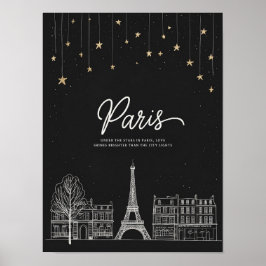 Sob as estrelas em Paris I Poster