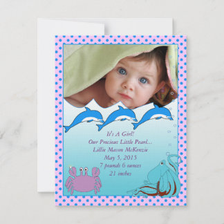 Sob o anúncio da Sea Baby Girl