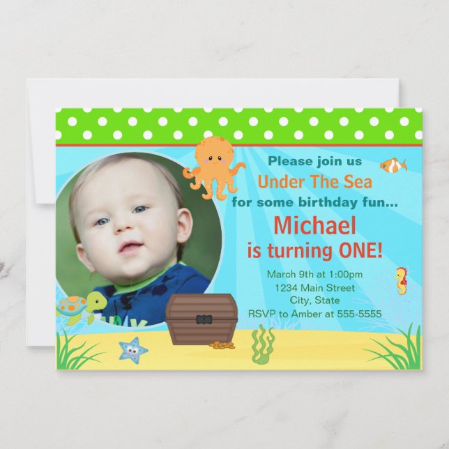 Sob o cartão com fotos do convite 5x7 do (Frente)