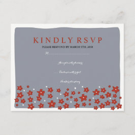 SOB o cartão de resposta do casamento judaico de