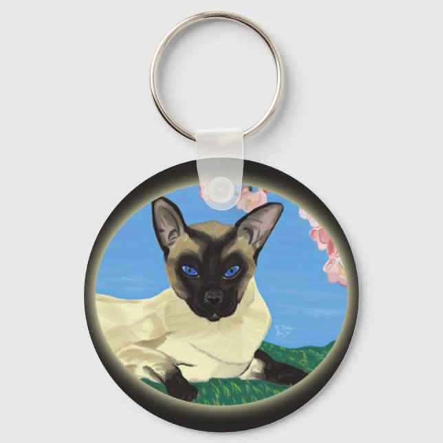 Sob o chaveiro da Cherry Blossoms (Frente)