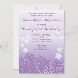 Sob o convite de aniversário da aventura do mar