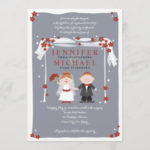 SOB O Convite para Casamento Judaico CHUPPAH