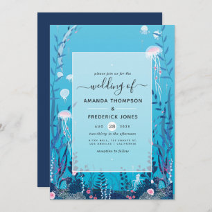 Sob o Convite para Casamento Marítimo Náutico