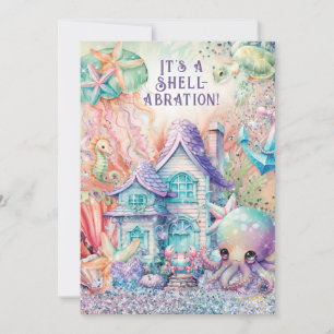 Sob o Convite para Chás de fraldas Marítimos