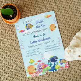 Sob o Convite para Chás de fraldas Marítimos