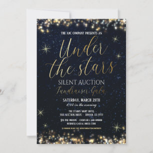 Sob O Convite Para Gala De Fundraiser Das Estrelas