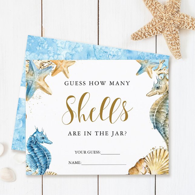 Sob o mar | Adivinhem Quantos Jogos de Conchas (Criador carregado)