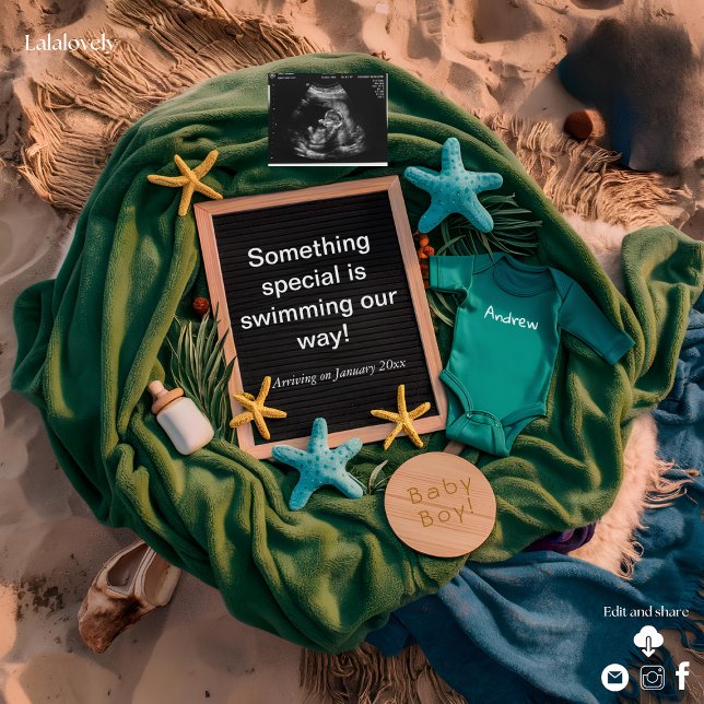 Sob o Mar Considerado Anúncio de Gravidez (Criador carregado)