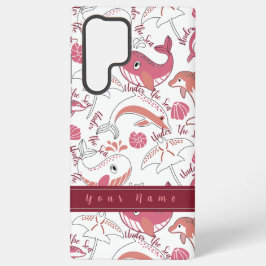 Sob o Mar de Impressão de Padrão Marinho De Corte