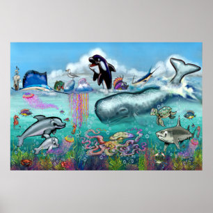Sob o Mar Grande Poster