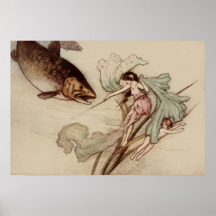 Sob o Mar, Poster de arte vencedora encantada