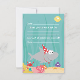 Sob O Mar Preencha Em Cartões de agradecimentos Pl