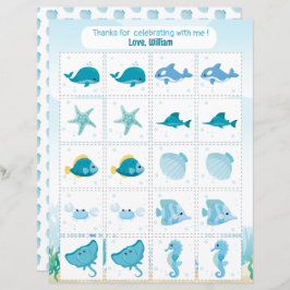 Sob o partido do jogo de memória marítima a favor