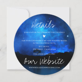 Sob Os Detalhes Do Casamento De Estrelas Night Sky