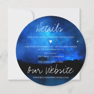 Sob Os Detalhes Do Casamento De Estrelas Night Sky