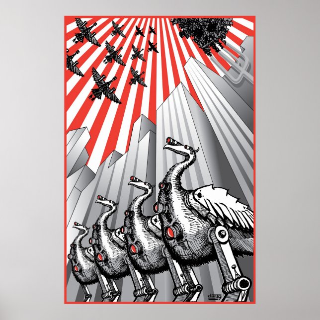 Sob Vigilância Colossal Impressão (Frente)