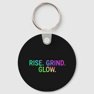 Sobe. GENTIL. GLOW. - Chaveiro de Cotação Motivaci