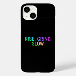 Sobe. GENTIL. GLOW. - iPhone motivacional 14 Case