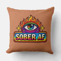 Sober AF - Almofada de Arremesso