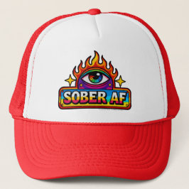 Sober AF - Boné de Caminhoneiro
