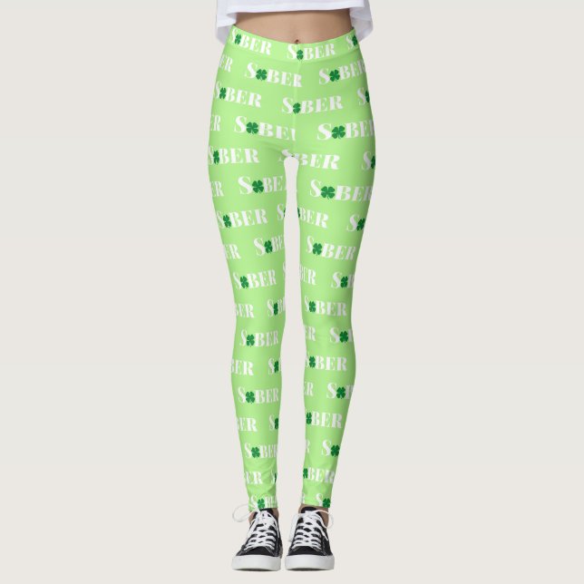 Sober Shamrock Leggings (Frente)