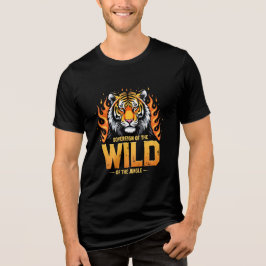 Soberano selvagem da design da selva T-Shirt
