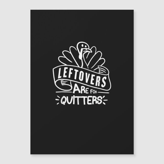 Sobras engraçadas de Ação de Graças são para desis (Frente)