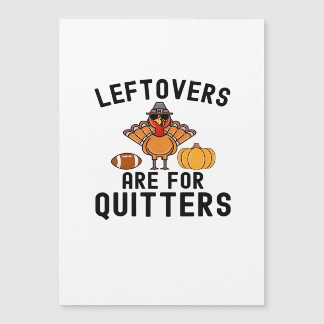 Sobras São Para Quem Desiste Dia de Ação de Graças (Frente)