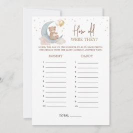 Sobre a Lua Quantos anos eles tinham o Cartão de J