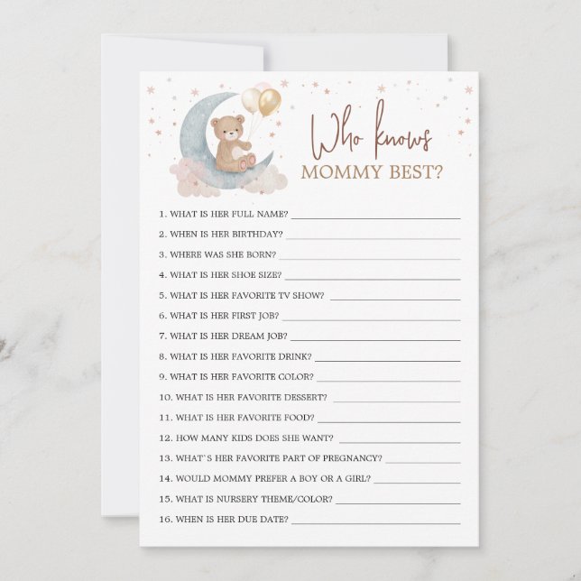 Sobre a Lua que conhece o melhor cartão de jogo da (Frente)