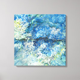 Sobre As Montanhas Sobre A Fenda Da Canvas Do Mar