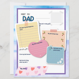 Sobre meu Pai, Crianças Presentes para Pais, Obrig