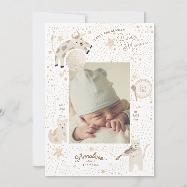 Sobre o Anúncio de Nascimento Imobiliário da Lua (Frente)