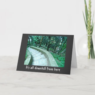 Sobre o cartão de aniversário do monte