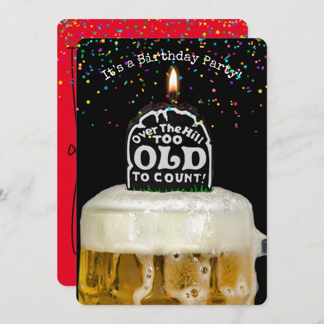 Sobre o Convite de aniversário Hill (Frente/Verso)