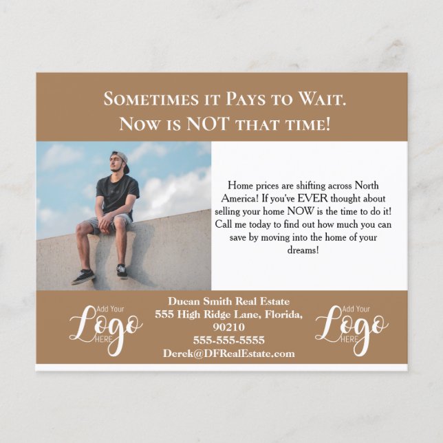 Sobre o Folheto de Cartão Postal Imobiliário de Ce (Frente)