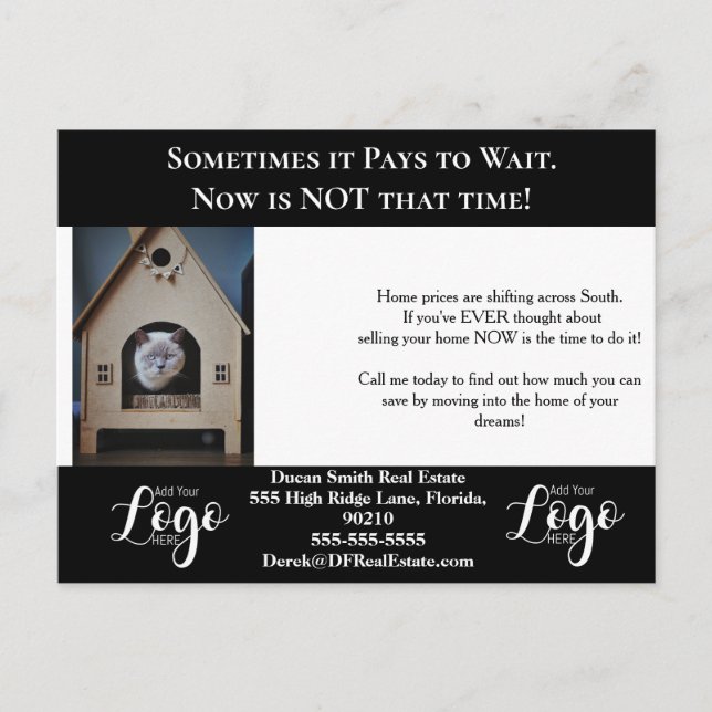 Sobre o Folheto de Cartão Postal Imobiliário de Ce (Frente)