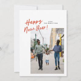 Sobre Um Cartão com fotos Plano De Ano Novo