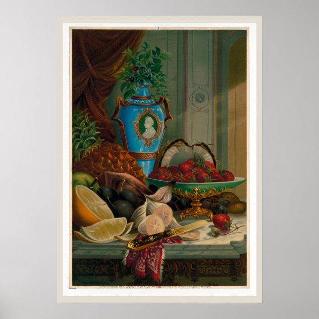 Sobremesa. Cromolitógrafos; impressões salva-vidas (Frente)