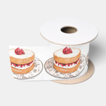 Sobremesa de pré-bolo de morango