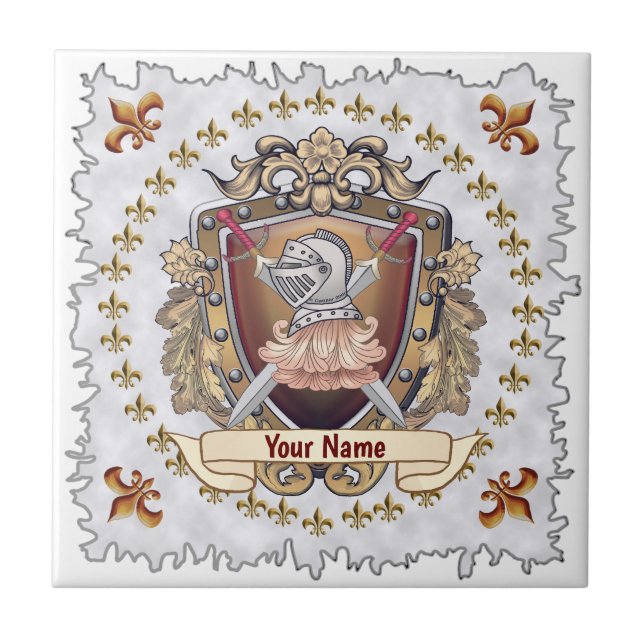 Sobrenome Knight Shield (Frente)
