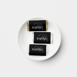 Sobrenome Personalizado Elegante Preto | Nome