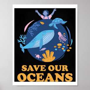 Sobrepesca Salve o Poster dos Nossos Oceanos