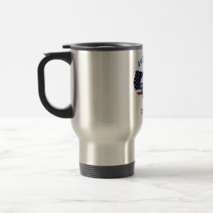 Sobrepor Patriota - 1 Caneca de viagem