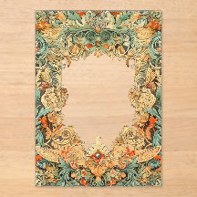 Sobreposição acrílica do Filigre Intrate Motif